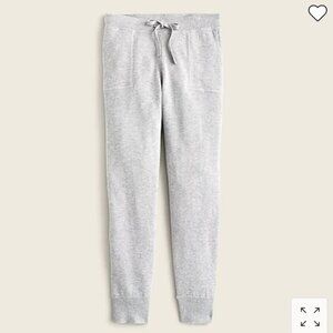 NEW J Crew Cashmere Cotton Jogger Pants Grey, Size S! RARE!!
